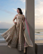Faiza Saqlain – Pastel Mosaic Embroidered Lawn – 3PC