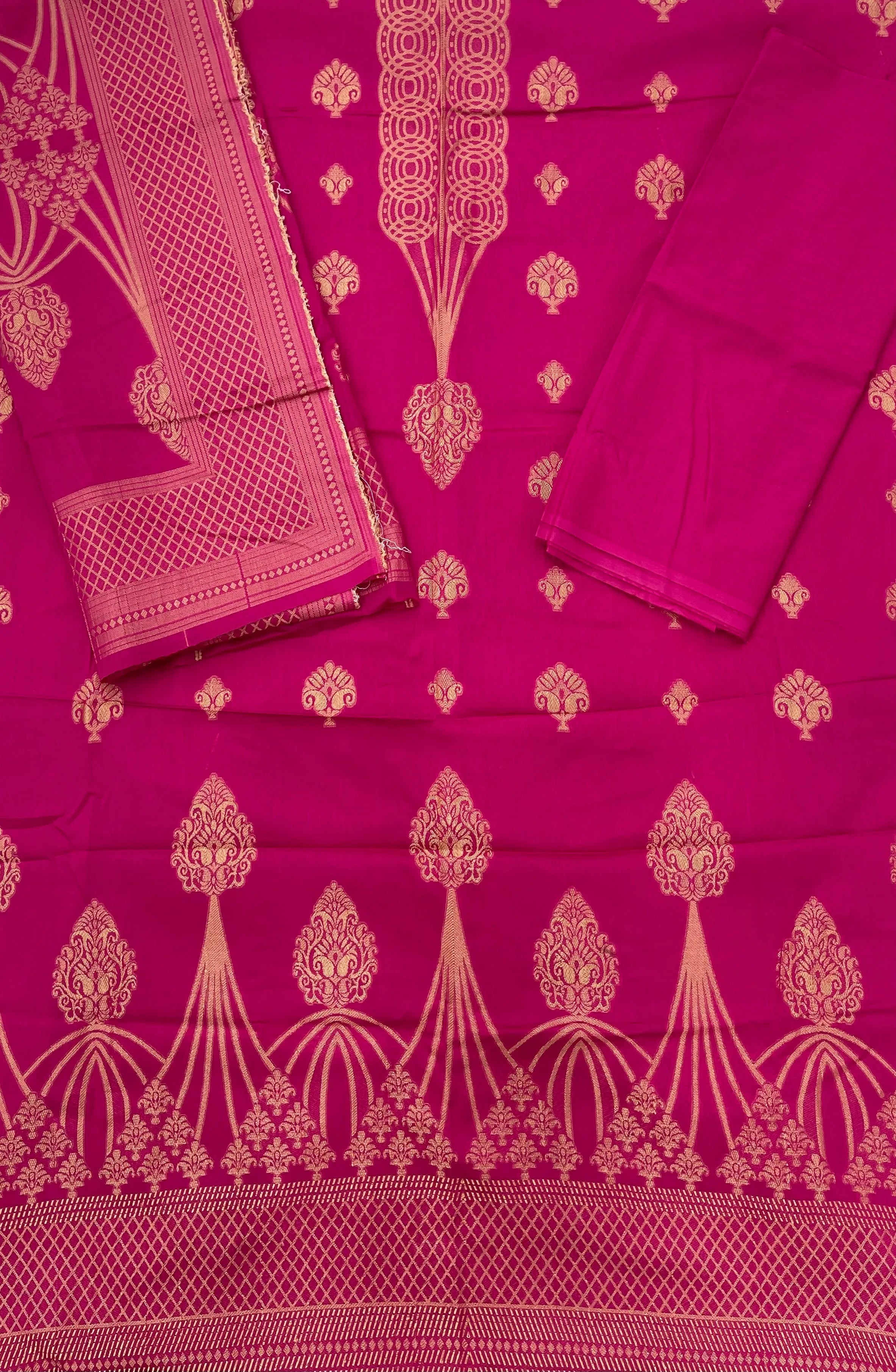 Qadri Arts – Royal Amethyst Broshia – 3PC