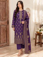 Qadri Arts – Royal Amethyst Broshia – 3PC