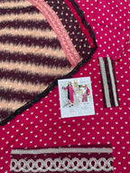 Baroque – Ruby Noir Polka Printed Lawn – 3PC