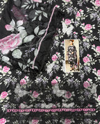 Maria B – Noir Butterfly Blossom Printed Lawn 3PC