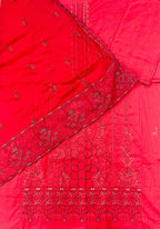 Qadri Arts – Scarlet Majestic Embroidered Lawn – 3PC