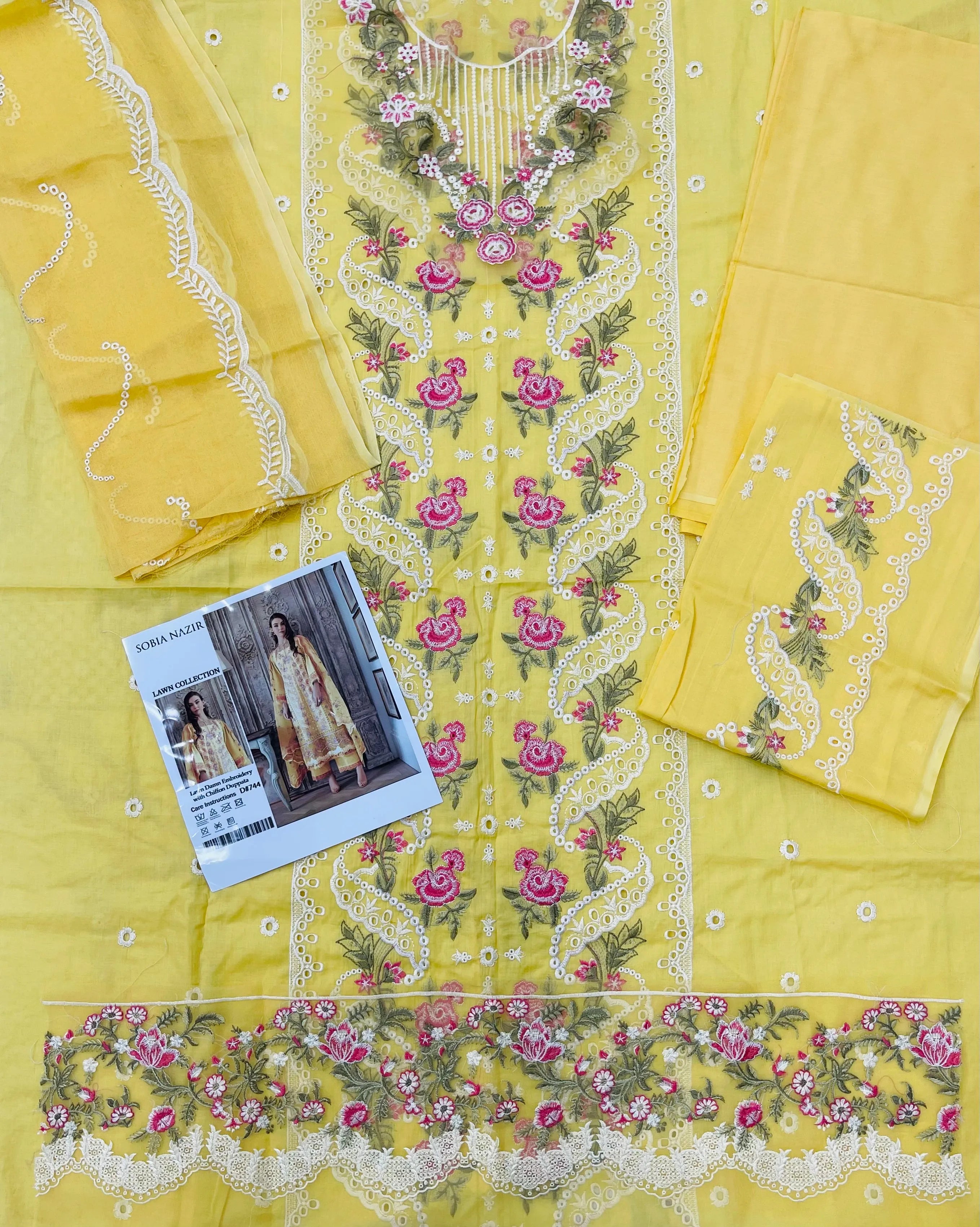 Sobia Nazir – Sunlit Flora Embroidered Lawn – 3PC