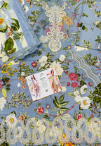 Maria B – Celeste Bloom Embroidered Floral Lawn – 3PC