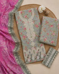 Iznik- Blush Meadow Embroidered Lawn 3Pc