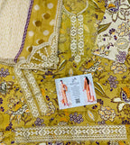 Baroque – Mustard Heritage Floral Printed Lawn – 3PC