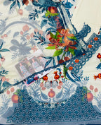 Maria B – Ivory Pomegranate Embroidered Lawn – 3PC