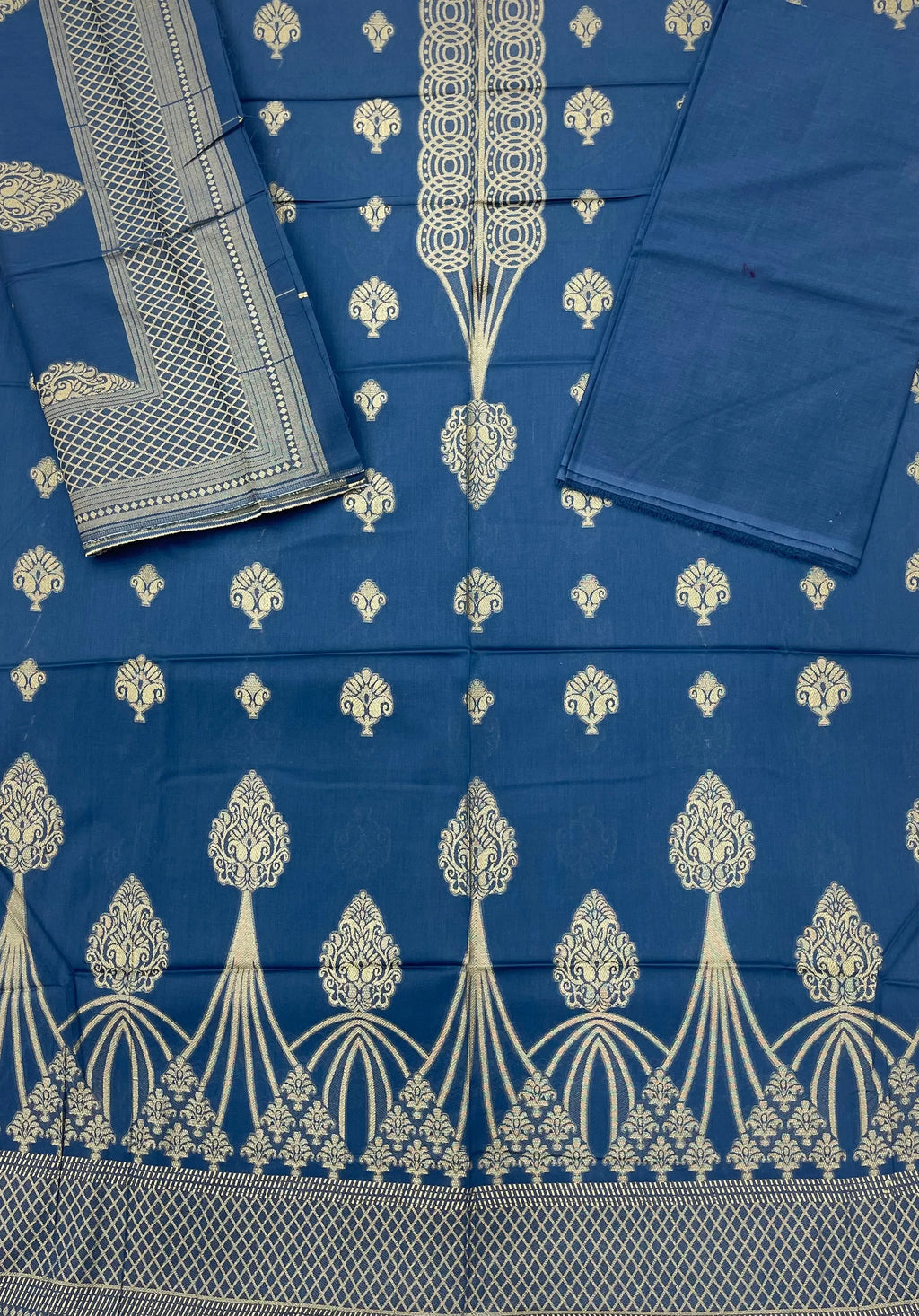 Qadri Arts – Royal Amethyst Broshia – 3PC
