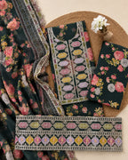 Aneela’s – Floral Elegance Embroidered Lawn – 3PC