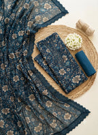 Imrozia – Midnight Fleur Printed Lawn – 3PC