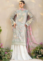 Iznik- Blush Meadow Embroidered Lawn 3Pc