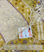 Baroque – Mustard Heritage Floral Printed Lawn – 3PC