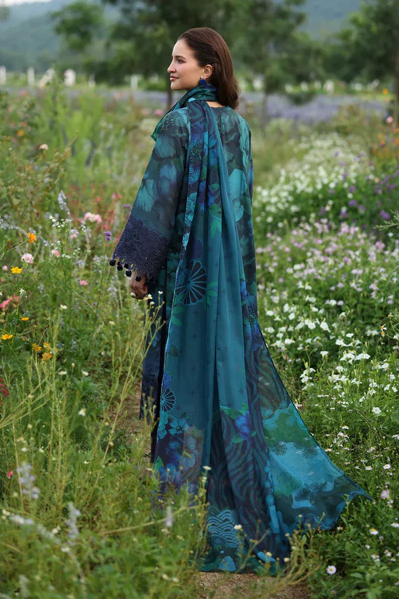 Baroque – Emerald Tide Digital Printed Lawn 3PC